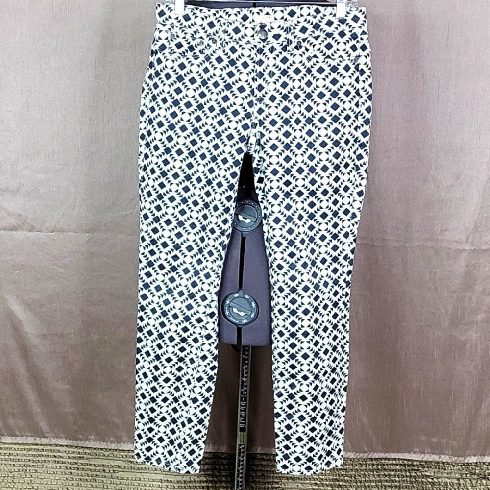 *J CREW Stretch Geometric Jeans